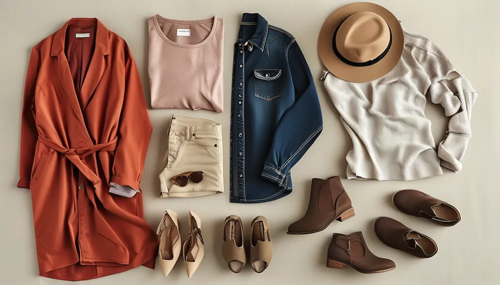 Styling flat lay