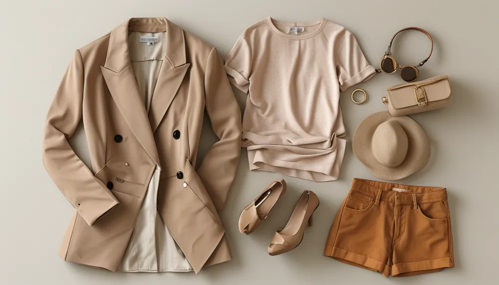 Styling flat lay